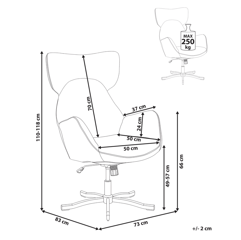 Lænestol Sonderby - Beige - Møbler - Stole & lænestole - Lænestole - Recliner lænestol