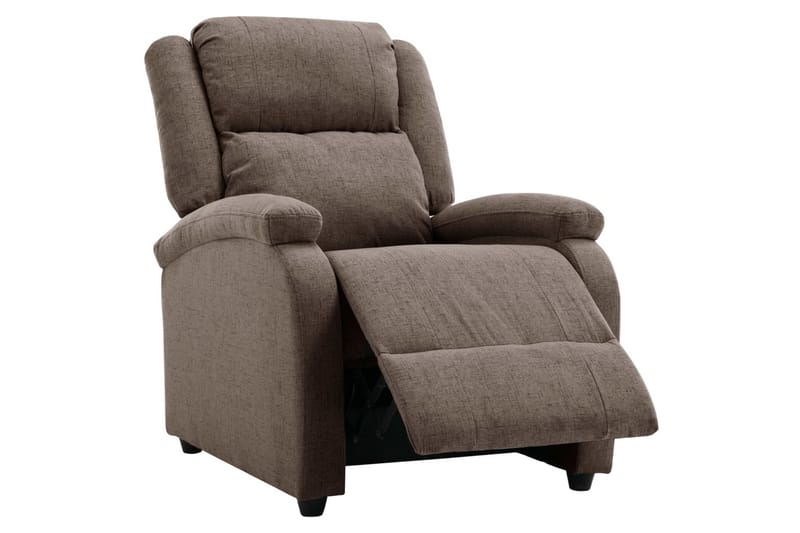 lænestol stof gråbrun - Gråbrun - Møbler - Stole & lænestole - Lænestole - Recliner lænestol