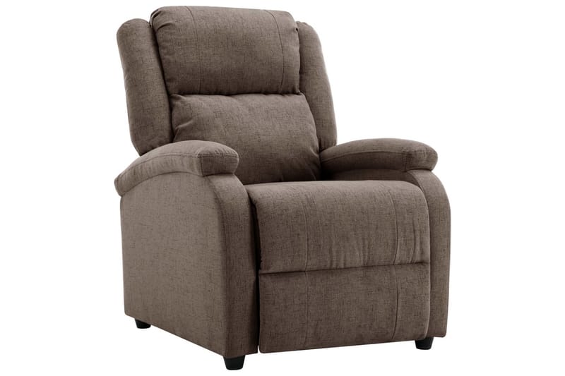 lænestol stof gråbrun - Gråbrun - Møbler - Stole & lænestole - Lænestole - Recliner lænestol