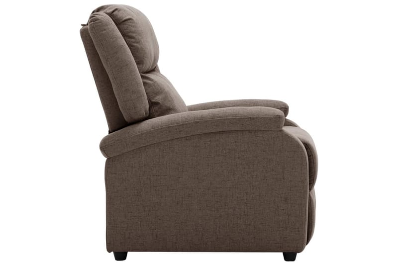 lænestol stof gråbrun - Gråbrun - Møbler - Stole & lænestole - Lænestole - Recliner lænestol