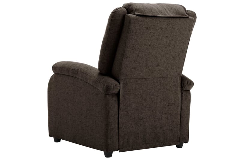 lænestol stof mørkebrun - Brun - Møbler - Stole & lænestole - Lænestole - Recliner lænestol