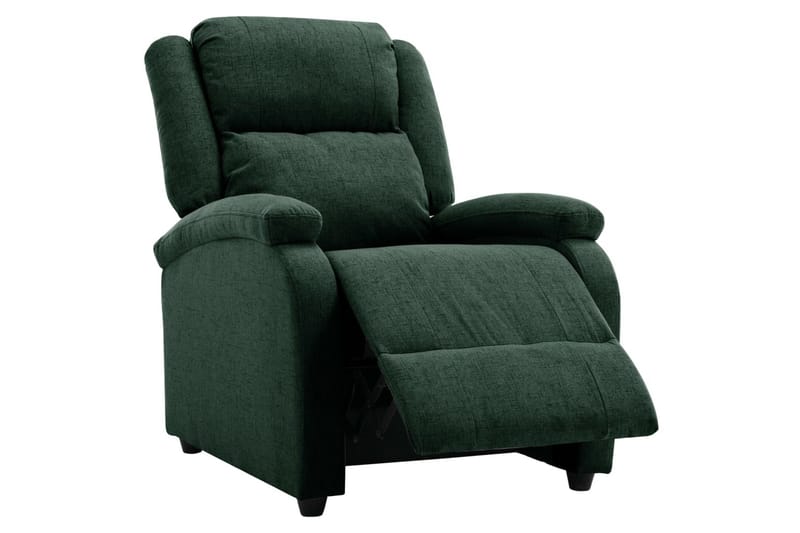 lænestol stof mørkegrøn - Grøn - Møbler - Stole & lænestole - Lænestole - Recliner lænestol