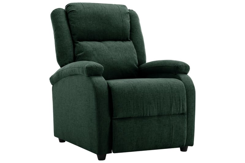 lænestol stof mørkegrøn - Grøn - Møbler - Stole & lænestole - Lænestole - Recliner lænestol