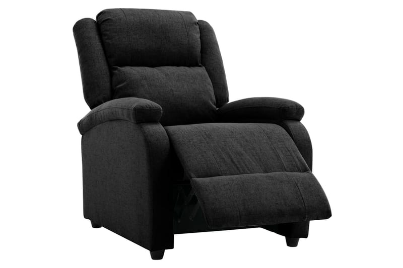 lænestol stof sort - Sort - Møbler - Stole & lænestole - Lænestole - Recliner lænestol