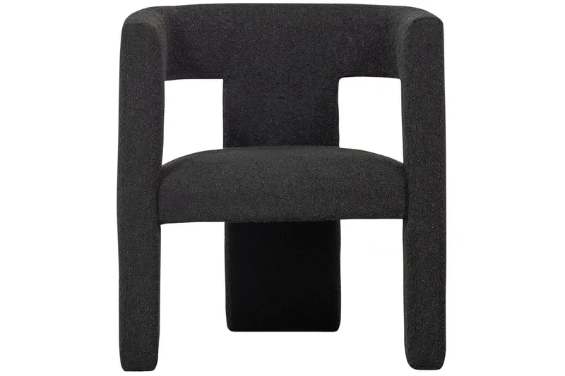 Lænestol Tiwa - Mørkegrå - Møbler - Stole & lænestole - Lænestole