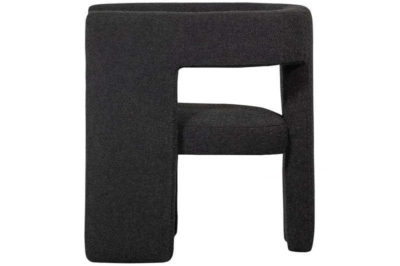 Lænestol Tiwa - Mørkegrå - Møbler - Stole & lænestole - Lænestole