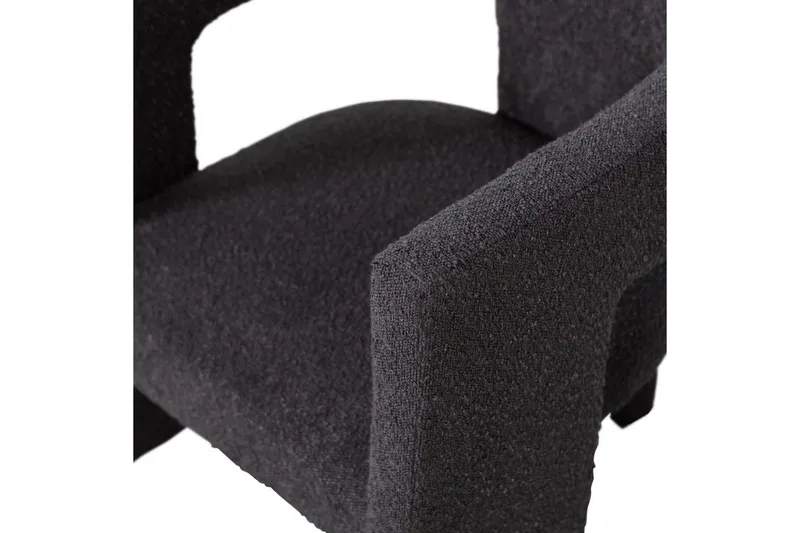 Lænestol Tiwa - Mørkegrå - Møbler - Stole & lænestole - Lænestole