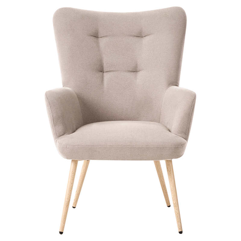 Lænestol Vejle - Beige - Møbler - Stole & lænestole - Lænestole - Øreklapstol