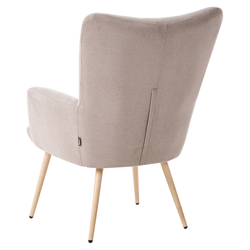 Lænestol Vejle - Beige - Møbler - Stole & lænestole - Lænestole - Øreklapstol
