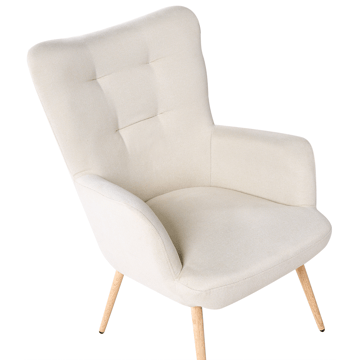 Lænestol Vejle - Lys beige - Møbler - Stole & lænestole - Lænestole - Øreklapstol
