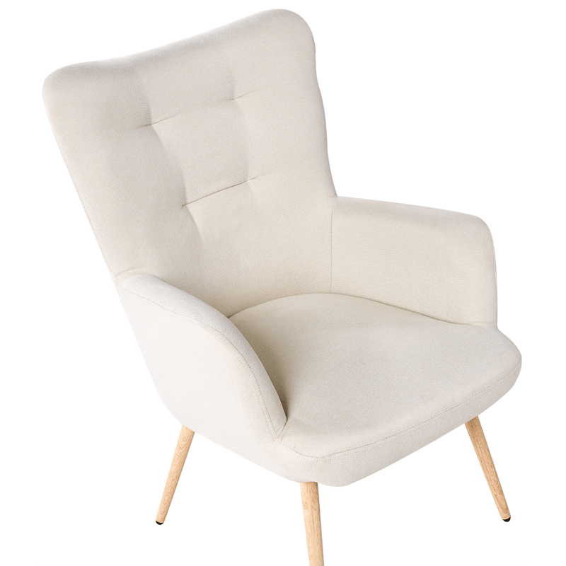 Lænestol Vejle - Lys beige - Møbler - Stole & lænestole - Lænestole - Øreklapstol