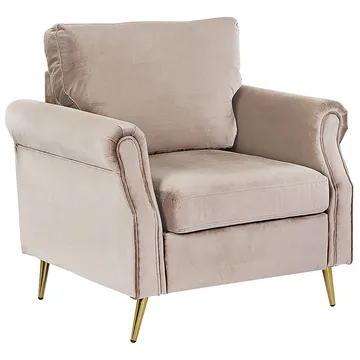 Lænestol Vietas - Taupe - Møbler - Stole & lænestole - Lænestole
