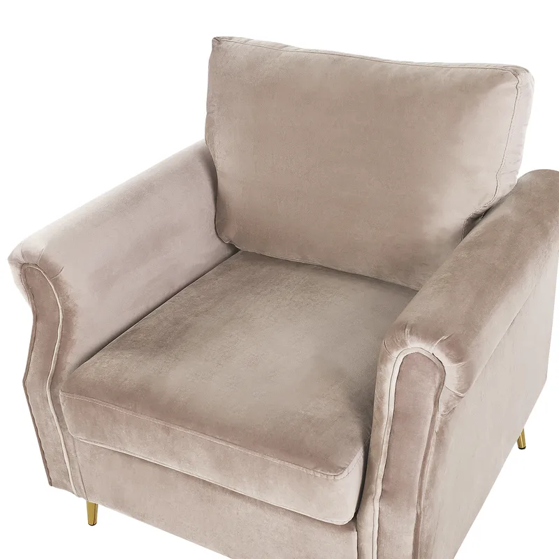 Lænestol Vietas - Taupe - Møbler - Stole & lænestole - Lænestole