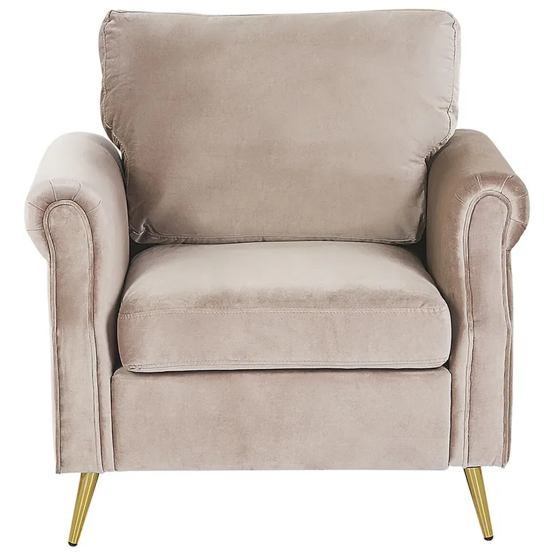 Lænestol Vietas - Taupe - Møbler - Stole & lænestole - Lænestole