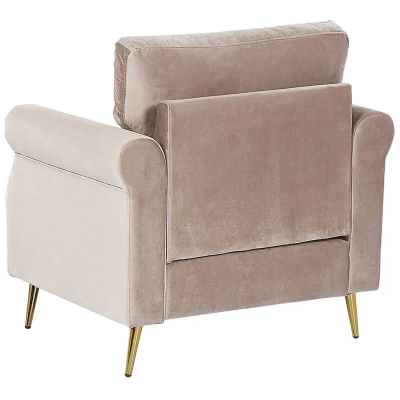 Lænestol Vietas - Taupe - Møbler - Stole & lænestole - Lænestole