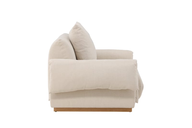 Lænestol VIND Mollösund beige - Møbler - Stole & lænestole - Lænestole - Lænestol uden armlæn