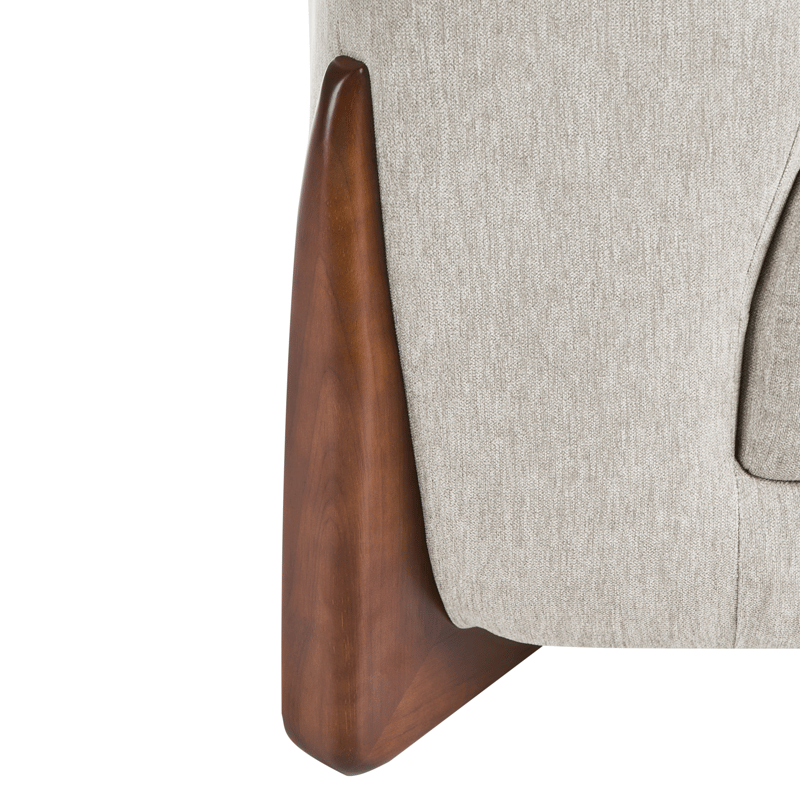 Lænestol Vinliden - Taupe - Møbler - Stole & lænestole - Lænestole