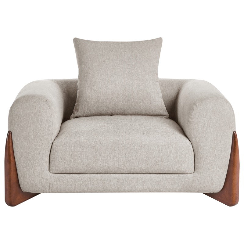 Lænestol Vinliden - Taupe - Møbler - Stole & lænestole - Lænestole
