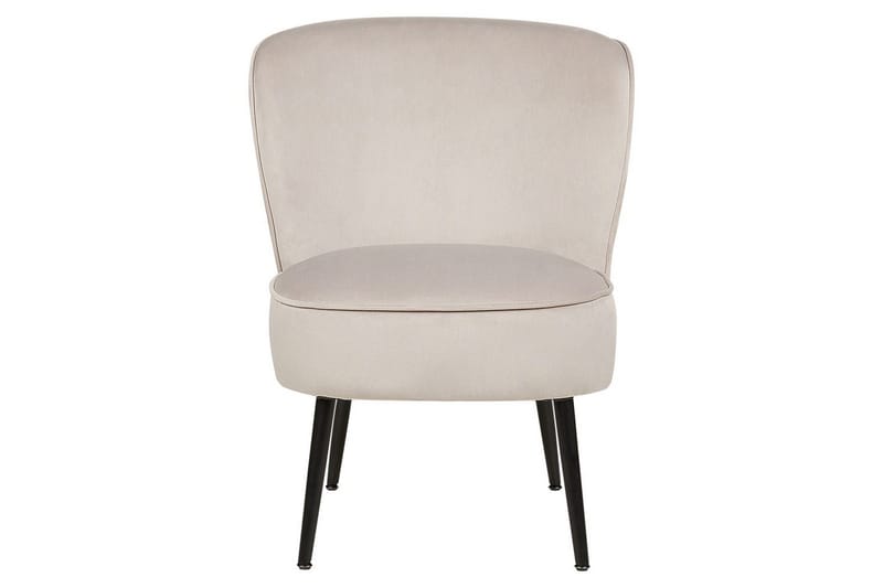 Lænestol Voss - Beige, grå, sort - Møbler - Stole & lænestole - Lænestole - Lænestol uden armlæn