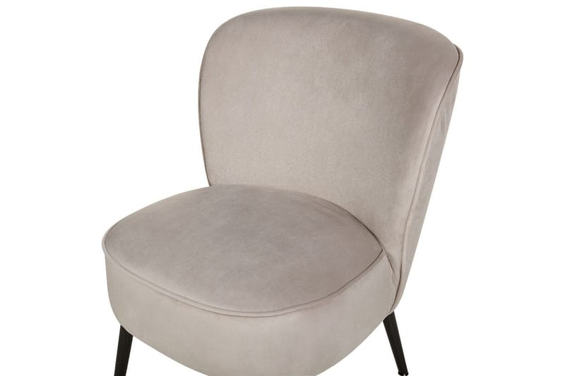 Lænestol Voss - Beige, grå, sort - Møbler - Stole & lænestole - Lænestole - Lænestol uden armlæn