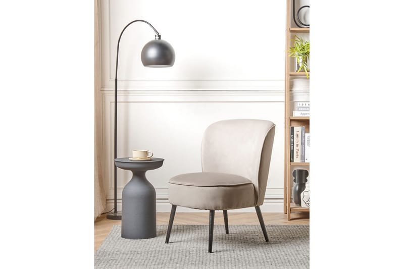 Lænestol Voss - Beige, grå, sort - Møbler - Stole & lænestole - Lænestole - Lænestol uden armlæn