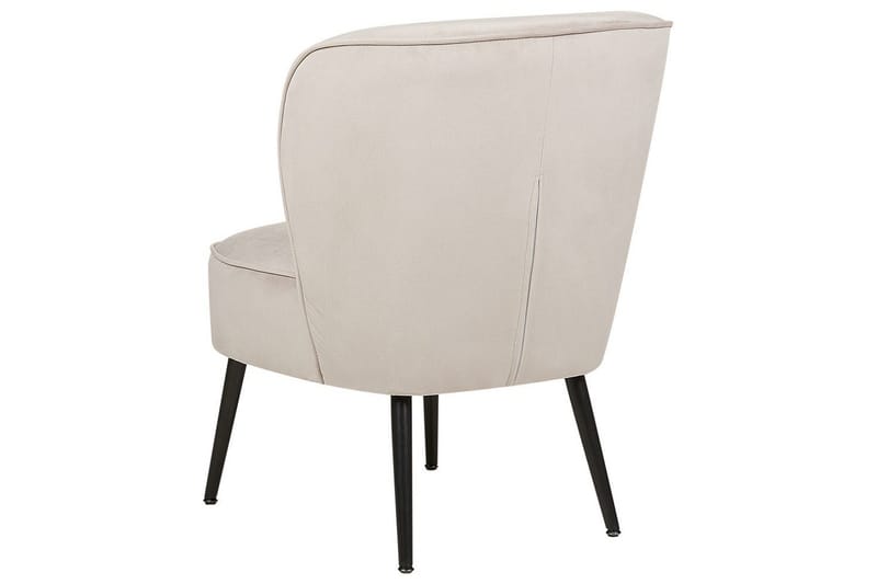 Lænestol Voss - Beige, grå, sort - Møbler - Stole & lænestole - Lænestole - Lænestol uden armlæn