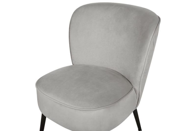 Lænestol Voss - Grå, sort - Møbler - Stole & lænestole - Lænestole - Lænestol uden armlæn