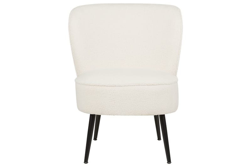 Lænestol Voss - Hvid, Sort - Møbler - Stole & lænestole - Lænestole - Lænestol uden armlæn