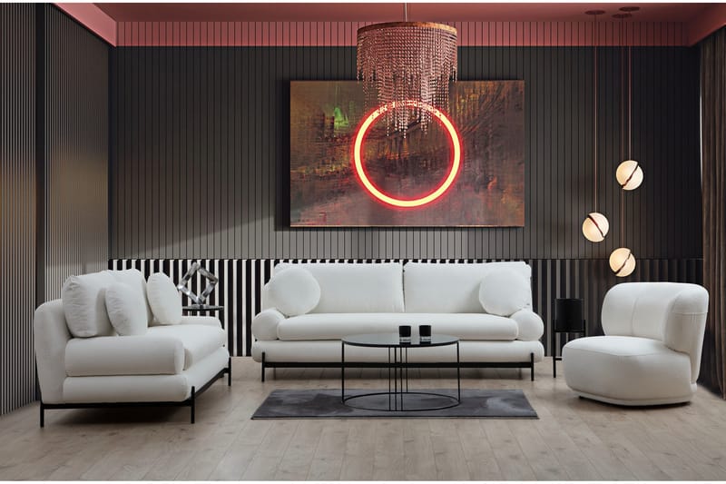 Cassius Lænestol - Hvid - Møbler - Stole & lænestole - Lænestole - Lænestol uden armlæn