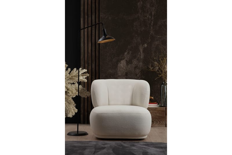 Cassius Lænestol - Hvid - Møbler - Stole & lænestole - Lænestole - Lænestol uden armlæn