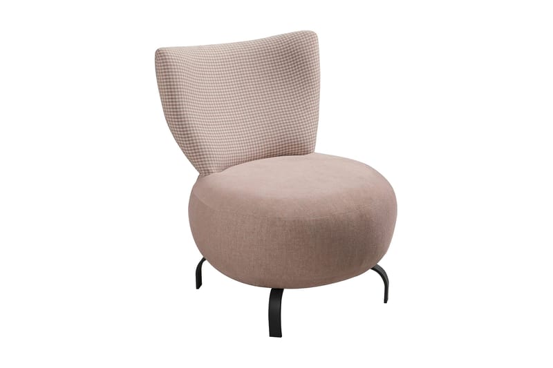 Lolya Lænestol - Lyserød/Natur - Møbler - Stole & lænestole - Lænestole - Lænestol uden armlæn