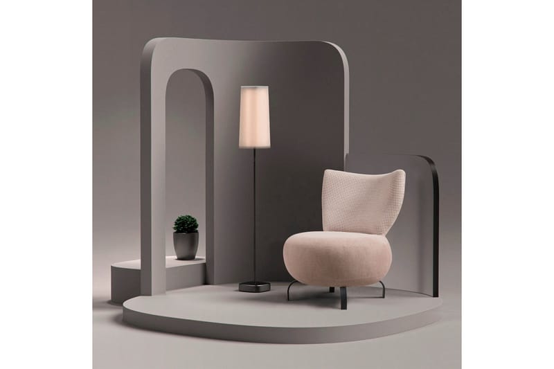 Lolya Lænestol - Lyserød/Natur - Møbler - Stole & lænestole - Lænestole - Lænestol uden armlæn