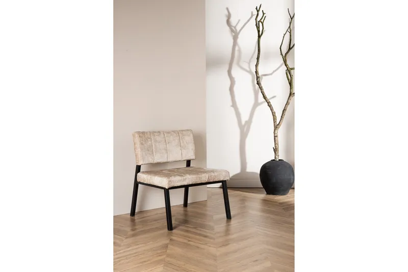 Monett Lænestol - Beige - Møbler - Stole & lænestole - Lænestole - Lænestol uden armlæn