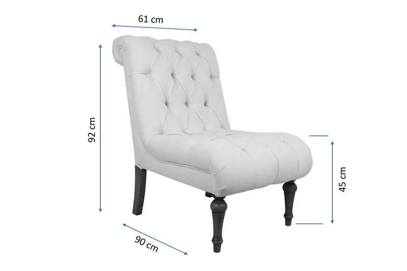 Sanjosea Lænestol - Beige/Natur - Møbler - Stole & lænestole - Lænestole - Lænestol uden armlæn