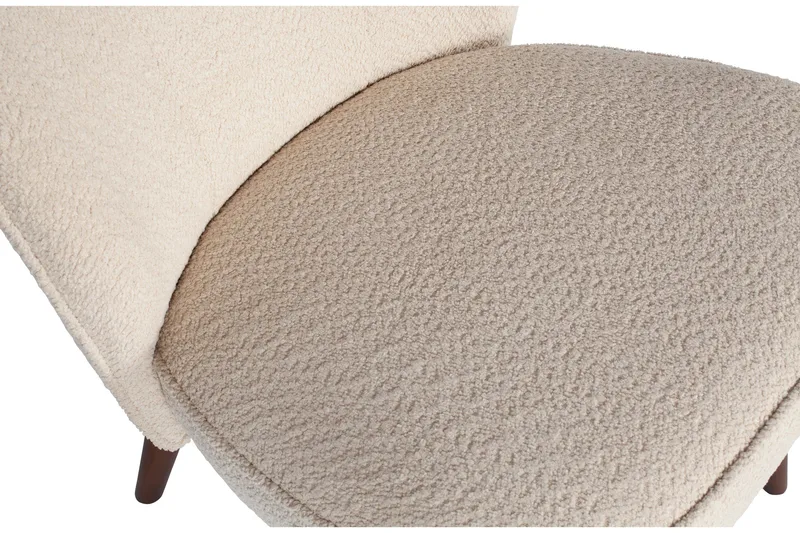 Serra lænestol - Cremehvid|Bouclé - Møbler - Stole & lænestole - Lænestole - Lænestol uden armlæn