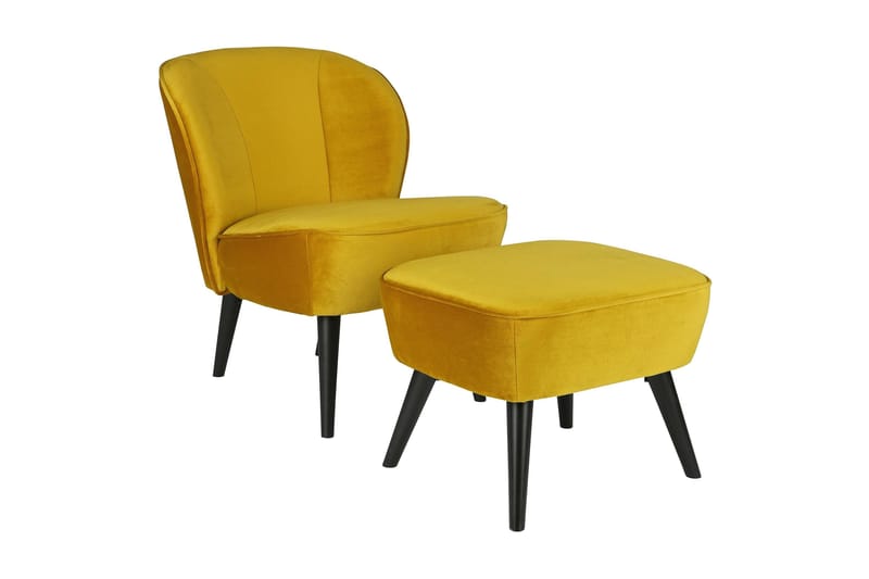 Serra Lænestol - Okker - Møbler - Stole & lænestole - Lænestole - Lænestol uden armlæn