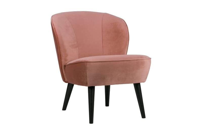 Serra Velour Lænestol, Lyserød