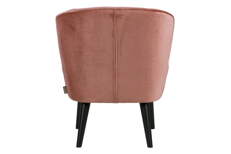 Serra Velour Lænestol - Lyserød - Møbler - Stole & lænestole - Lænestole - Lænestol uden armlæn