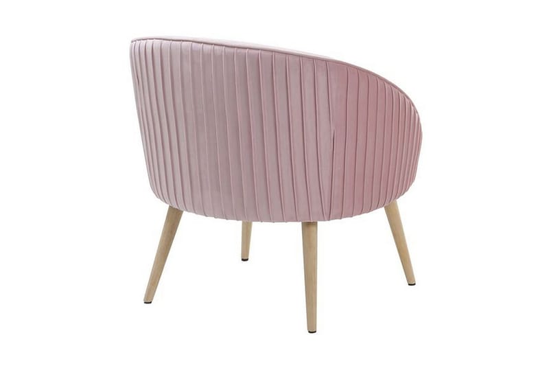 Skaten Velourlænestol - Lyserød - Møbler - Stole & lænestole - Lænestole - Lænestol uden armlæn