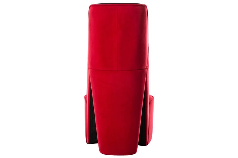 stol højhælet sko-design fløjl rød - Lænestol uden armlæn