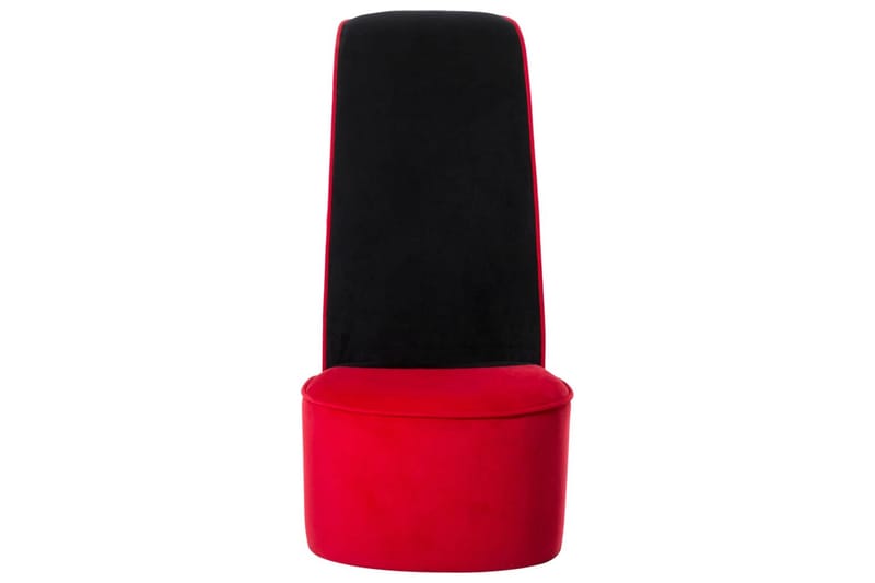 stol højhælet sko-design fløjl rød - Lænestol uden armlæn