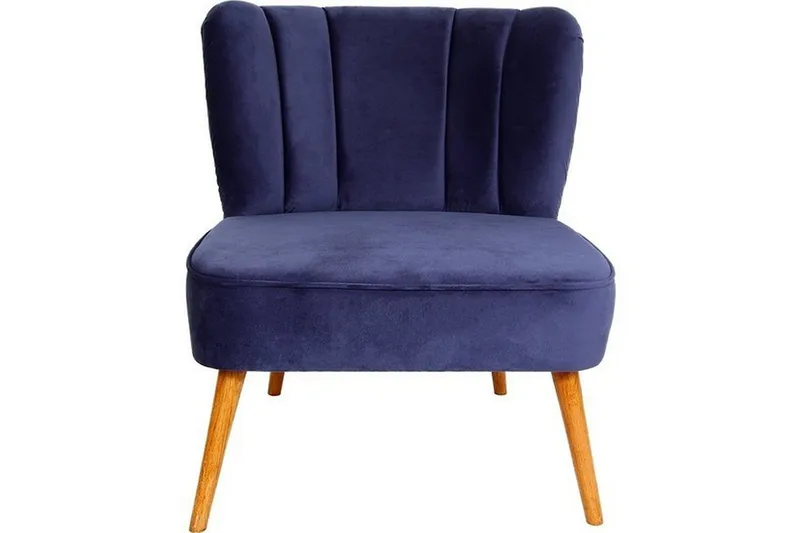 Ullsperger Lænestol med Armlæn - Blå - Møbler - Stole & lænestole - Lænestole - Lænestol uden armlæn