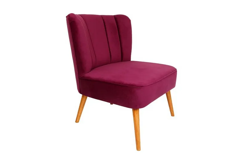 Ullsperger Lænestol med Armlæn, Lilla