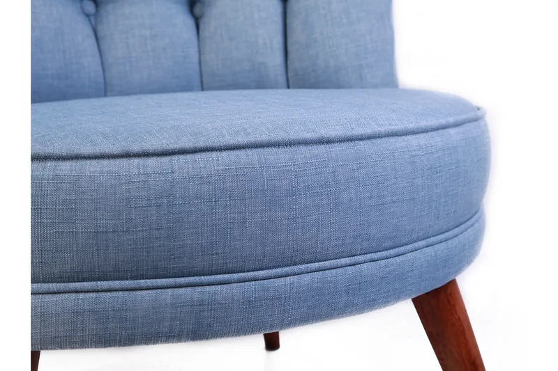 Vollbracht Lænestol - Blå - Møbler - Stole & lænestole - Lænestole - Lænestol uden armlæn