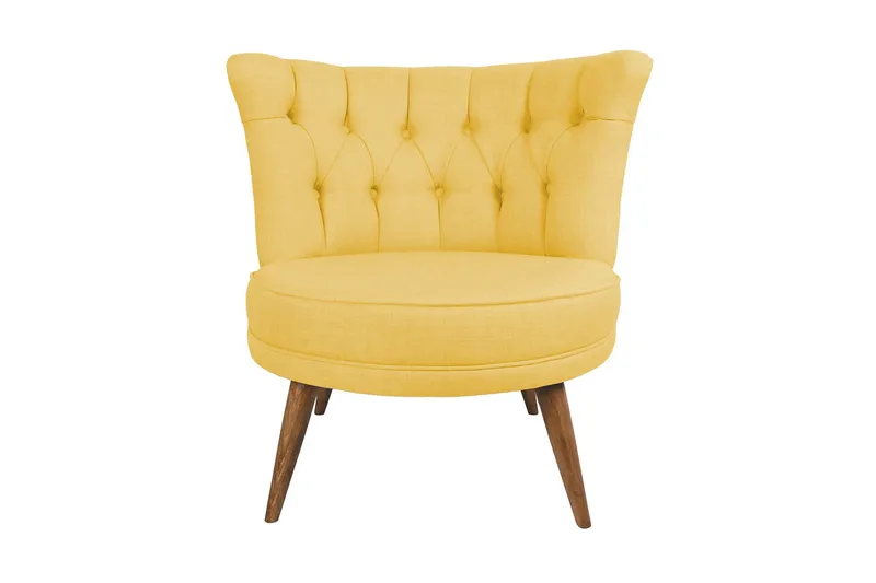 Vollbracht Lænestol - Gul - Møbler - Stole & lænestole - Lænestole - Lænestol uden armlæn