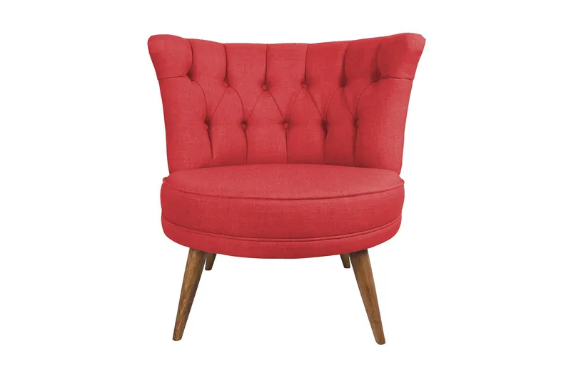 Vollbracht Lænestol - Rød - Møbler - Stole & lænestole - Lænestole - Lænestol uden armlæn
