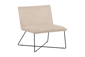 X Lænestol - Beige - Møbler - Stole & lænestole - Lænestole - Lænestol uden armlæn