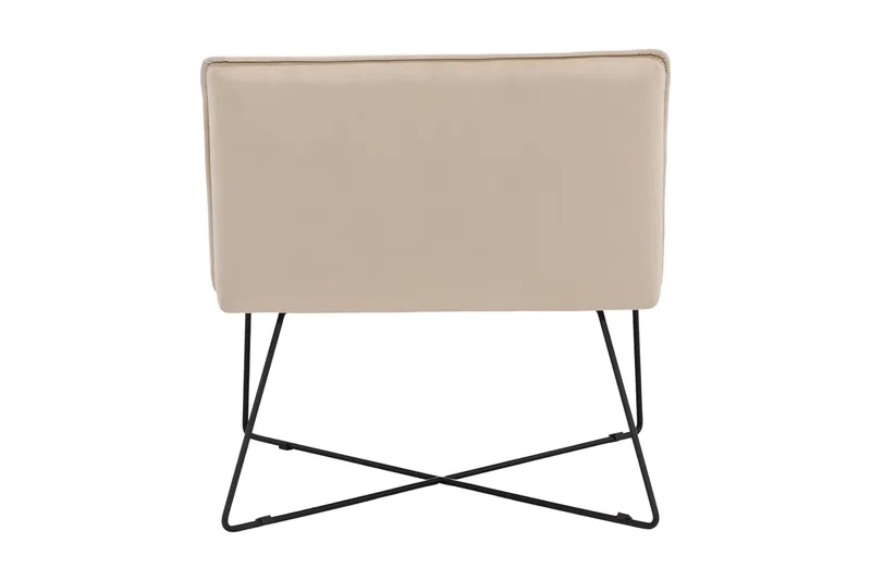 X Lænestol - Beige - Møbler - Stole & lænestole - Lænestole - Lænestol uden armlæn
