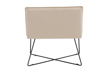 X Lænestol - Beige - Møbler - Stole & lænestole - Lænestole - Lænestol uden armlæn
