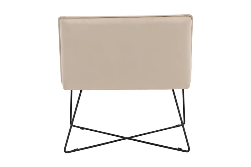 X Lænestol - Beige - Møbler - Stole & lænestole - Lænestole - Lænestol uden armlæn